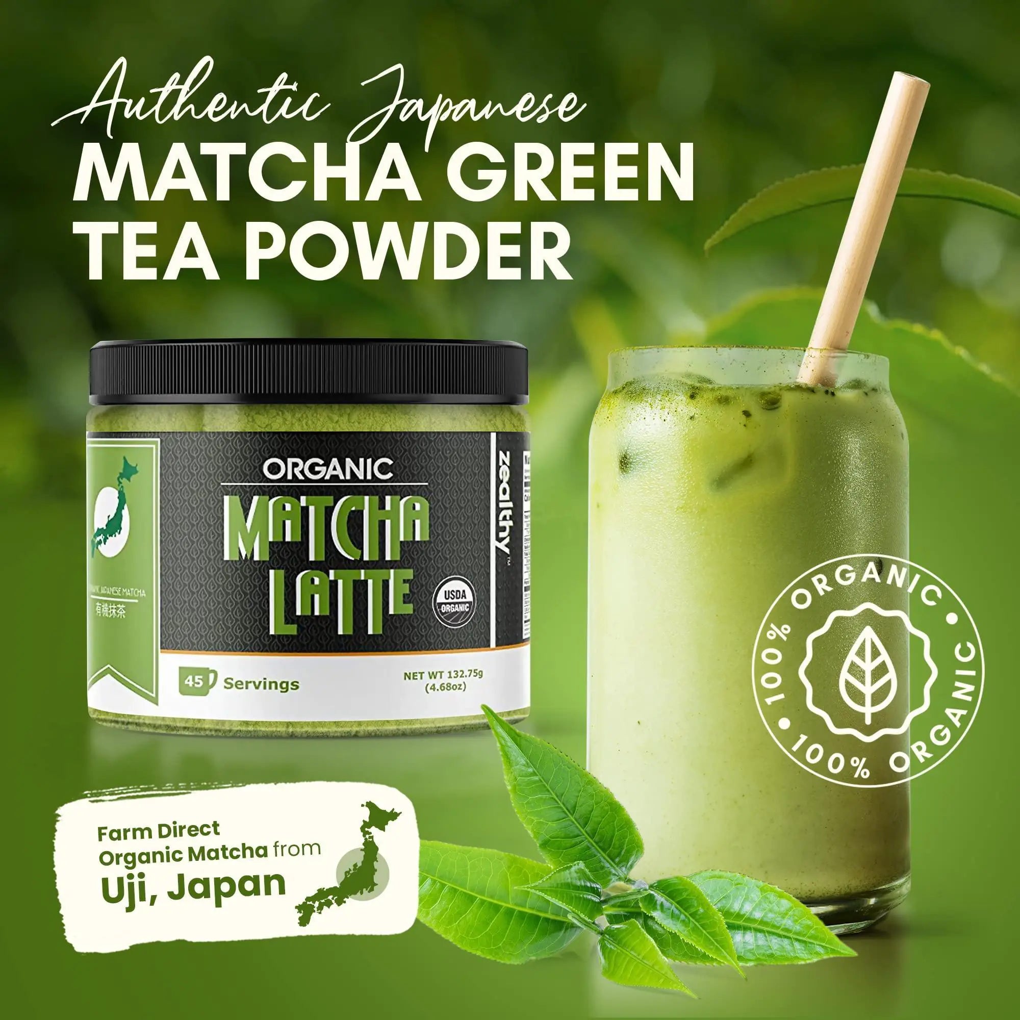 Organic Matcha Pure Japanese Tea Blend