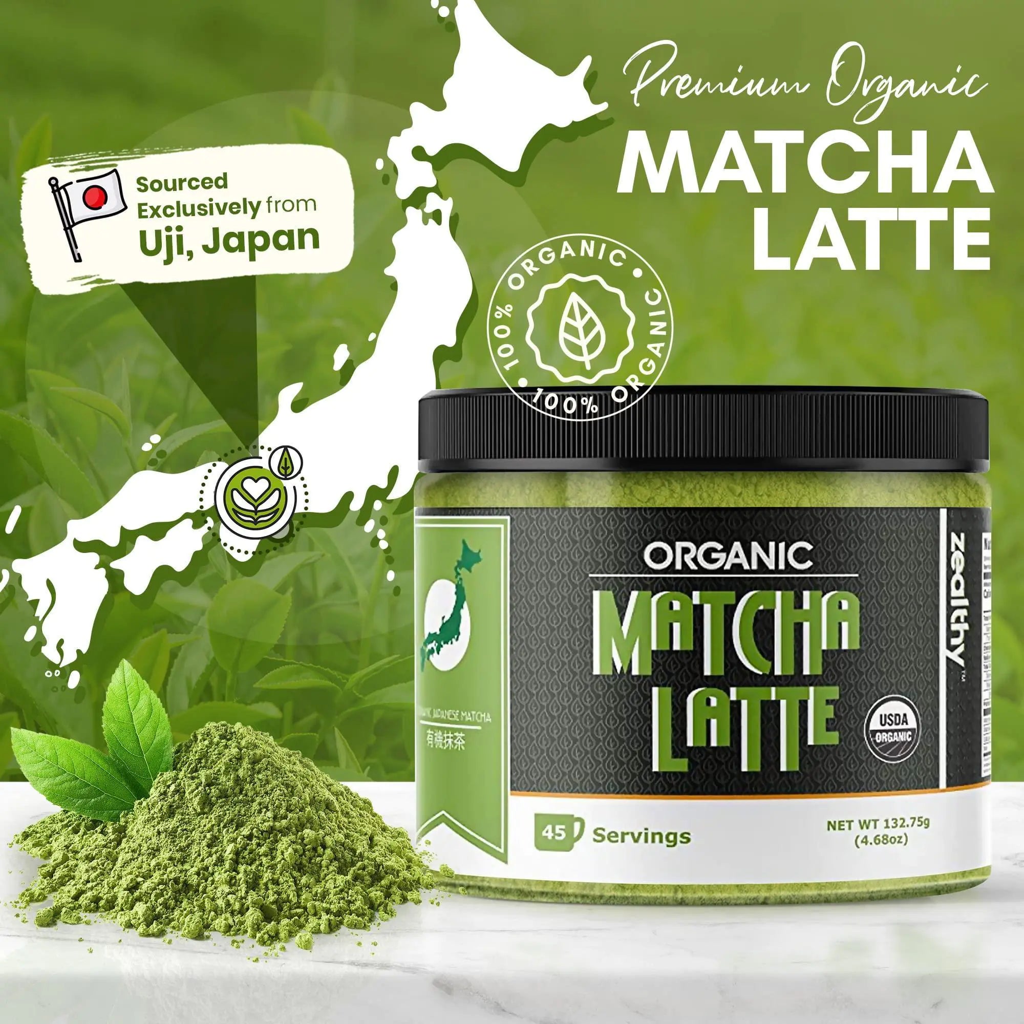 Organic Matcha Pure Japanese Tea Blend